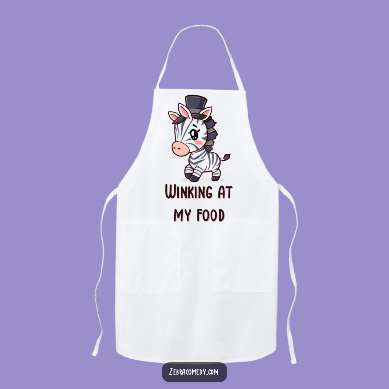 Funny Zebra Apron: Dapper Kitchen Style, Great Funny Gift