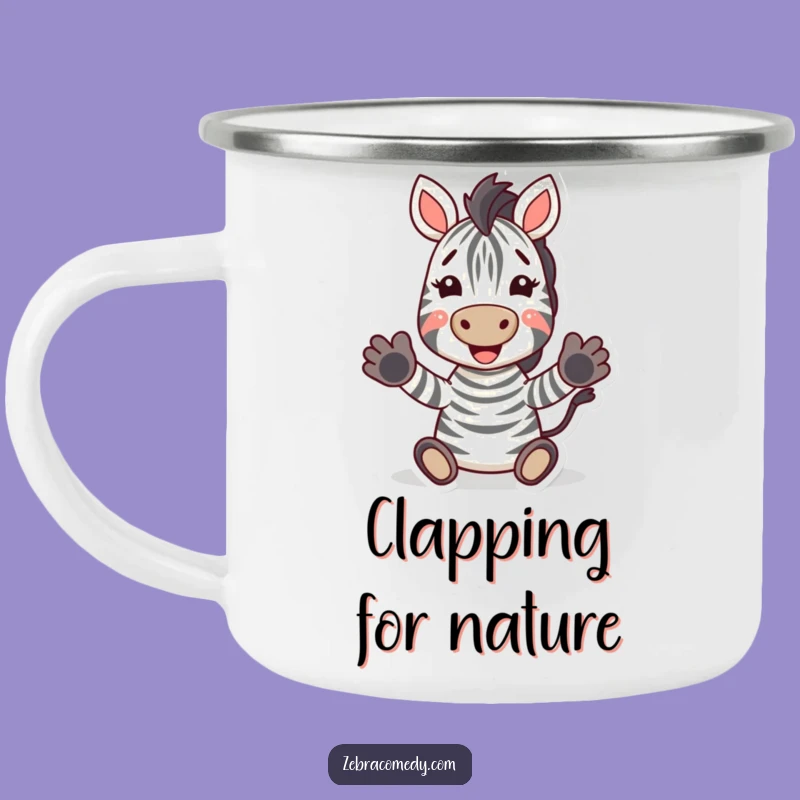 Funny Zebra Camping Mug: Durable & Cheerful, Perfect Funny Gift