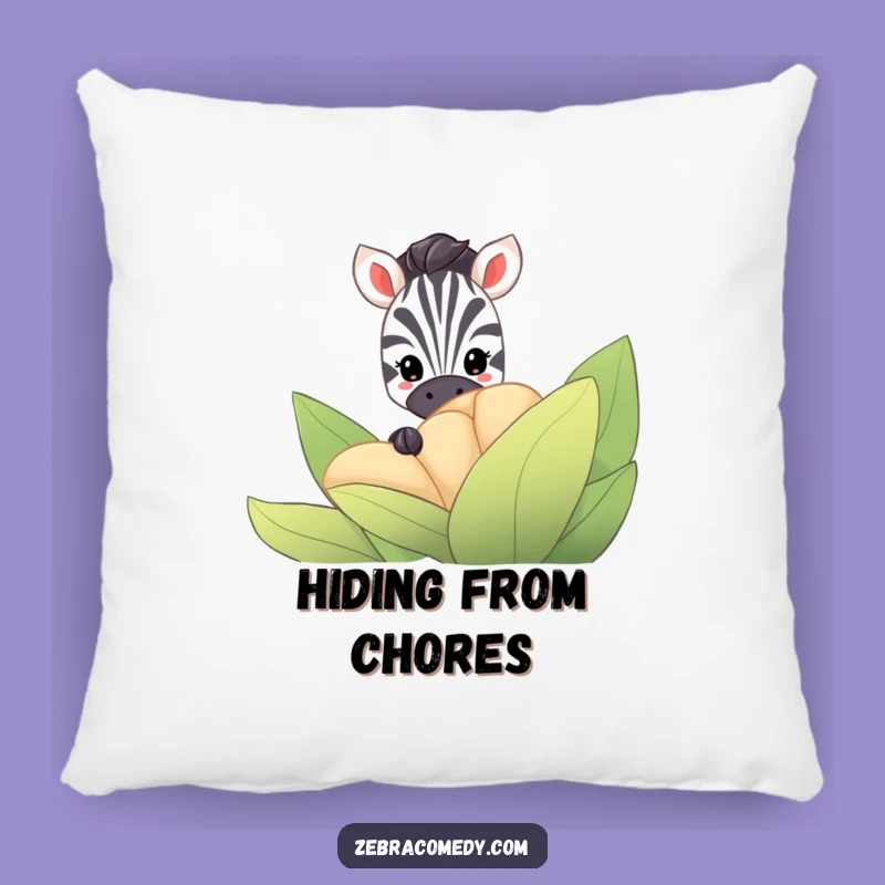Funny Zebra Hiding Pillow: Comfy Secrecy, A Super Funny Gift for Relaxation