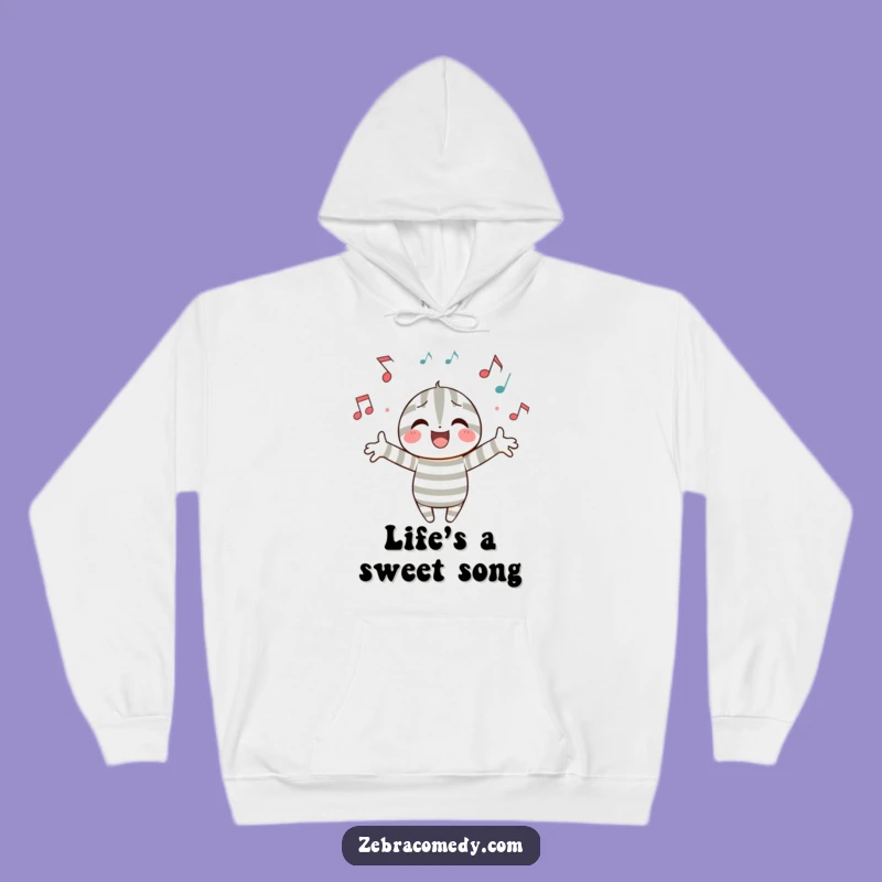 Cozy Funny Musical Notes Hoodie: Warm Comfort for the Musical Soul Gift