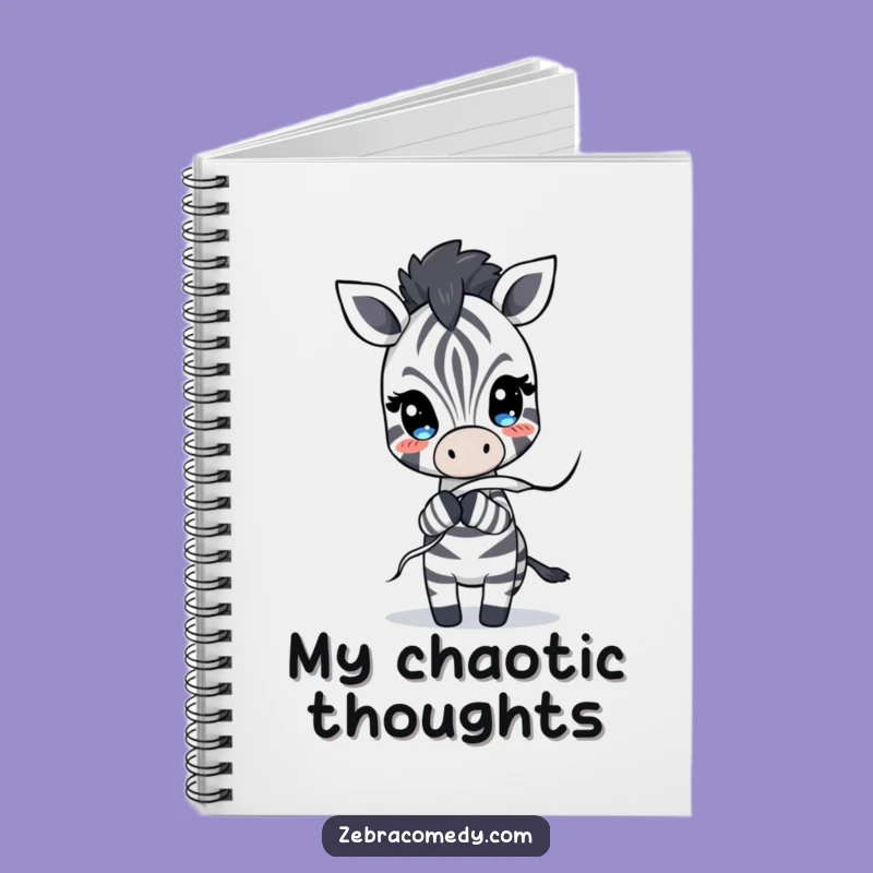 Funny Zebra Notebook: Unravel Your Thoughts, Perfect Humorous Journal Gift!