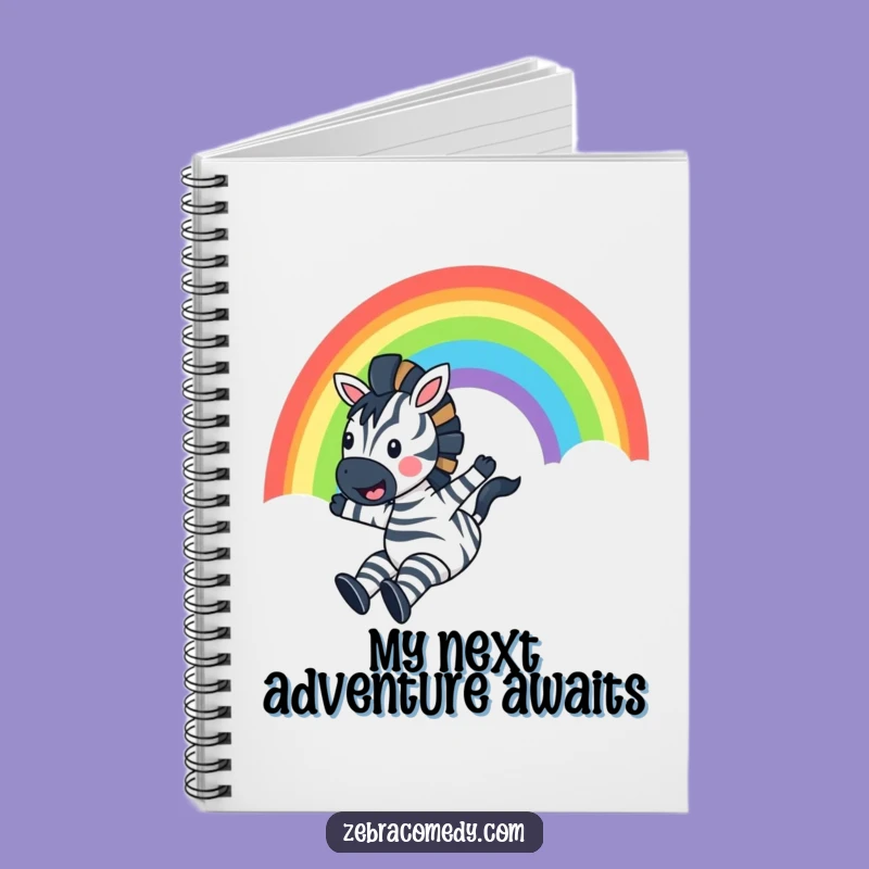 Funny Zebra Rainbow Slide Notebook: Capture Ideas with Joy, A Great Funny Gift