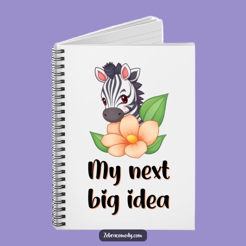 Funny Zebra Peeking Notebook - Hilarious Journal for Creative & Playful Ideas