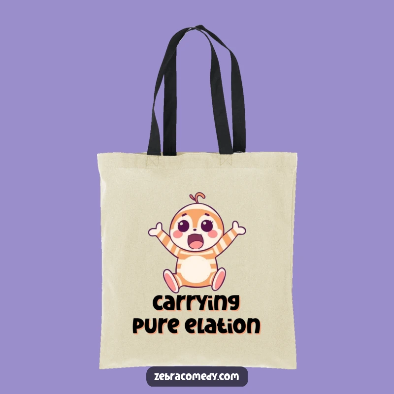 Funny Surprised Jumper Tote Bag: Carry Your Fun, Practical Funny Gift!